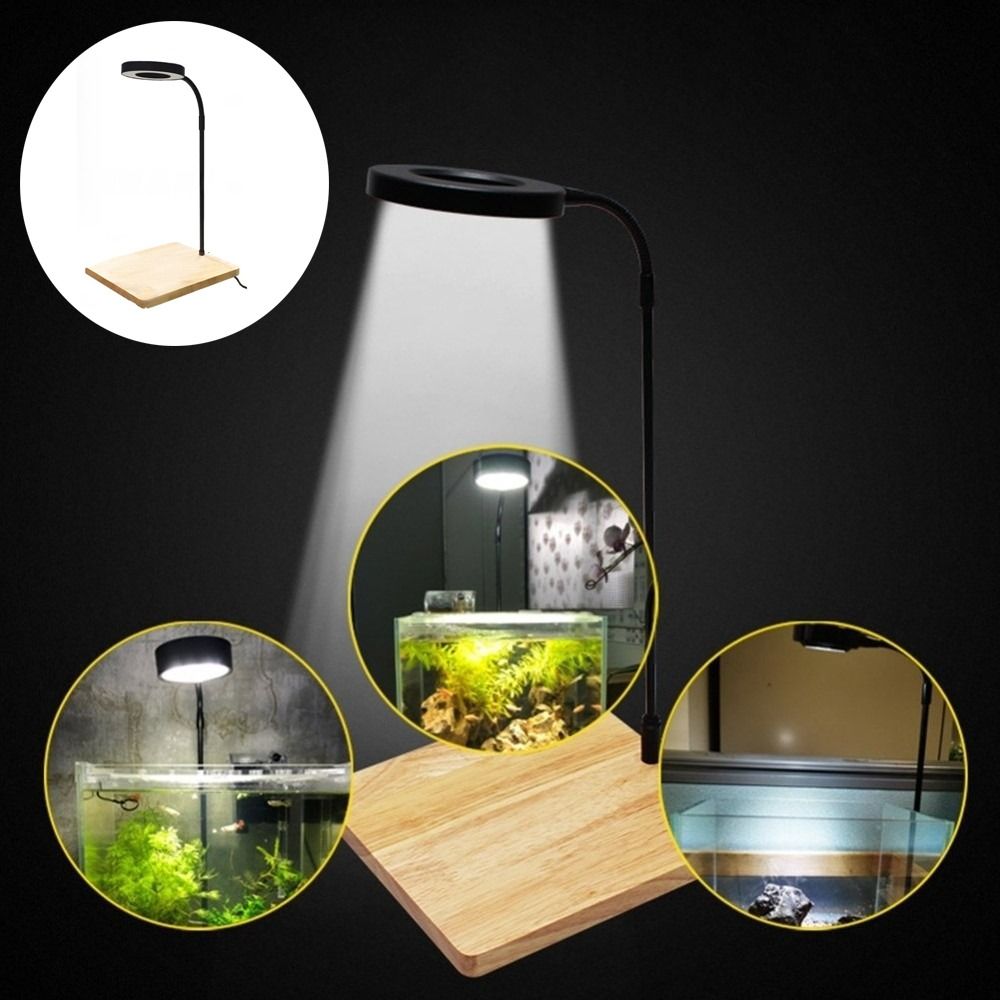 Aquarium Plant On Wood - 10W Balık Tankı LED Lamba Ahşap