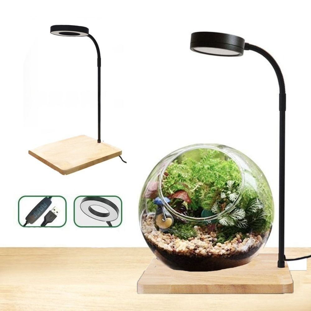 Aquarium Plant On Wood - 10W Balık Tankı LED Lambası Ahşap