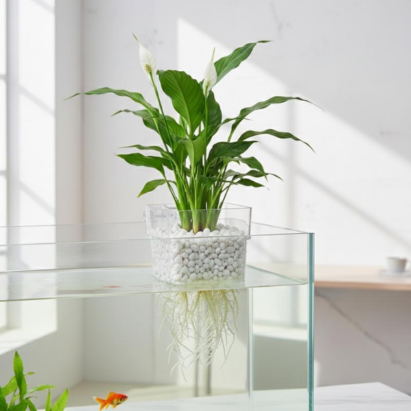Aquarium Planted Setup - Akvaryum Hidroponik Dikim Kabı 2 5