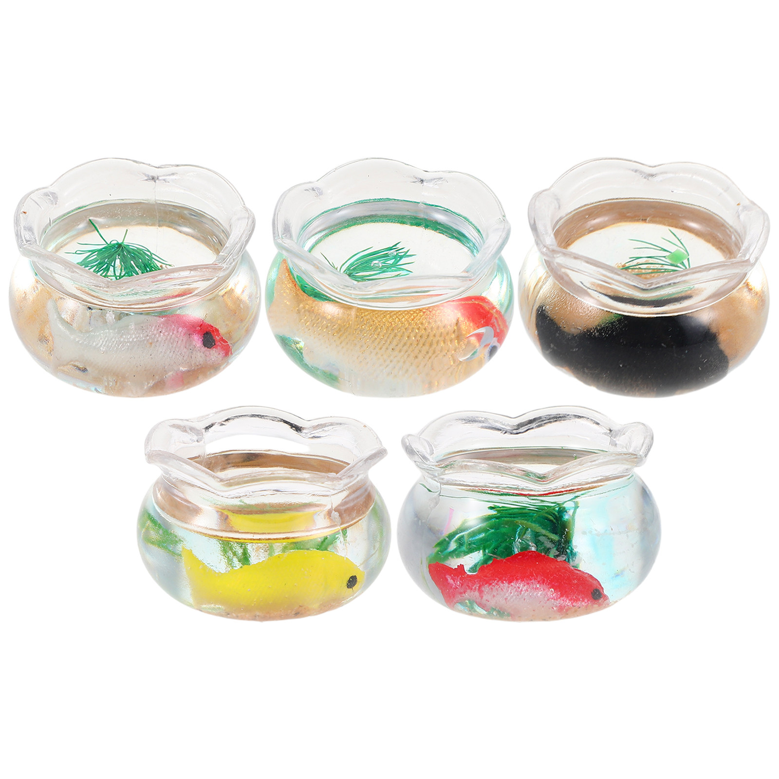 5 Adet Minyatür Balık Akvaryum - Aquarium Planted Fish Tank incelemesi ve fiyatı